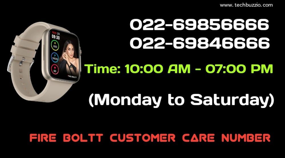 Fire Boltt Customer Care Number in India